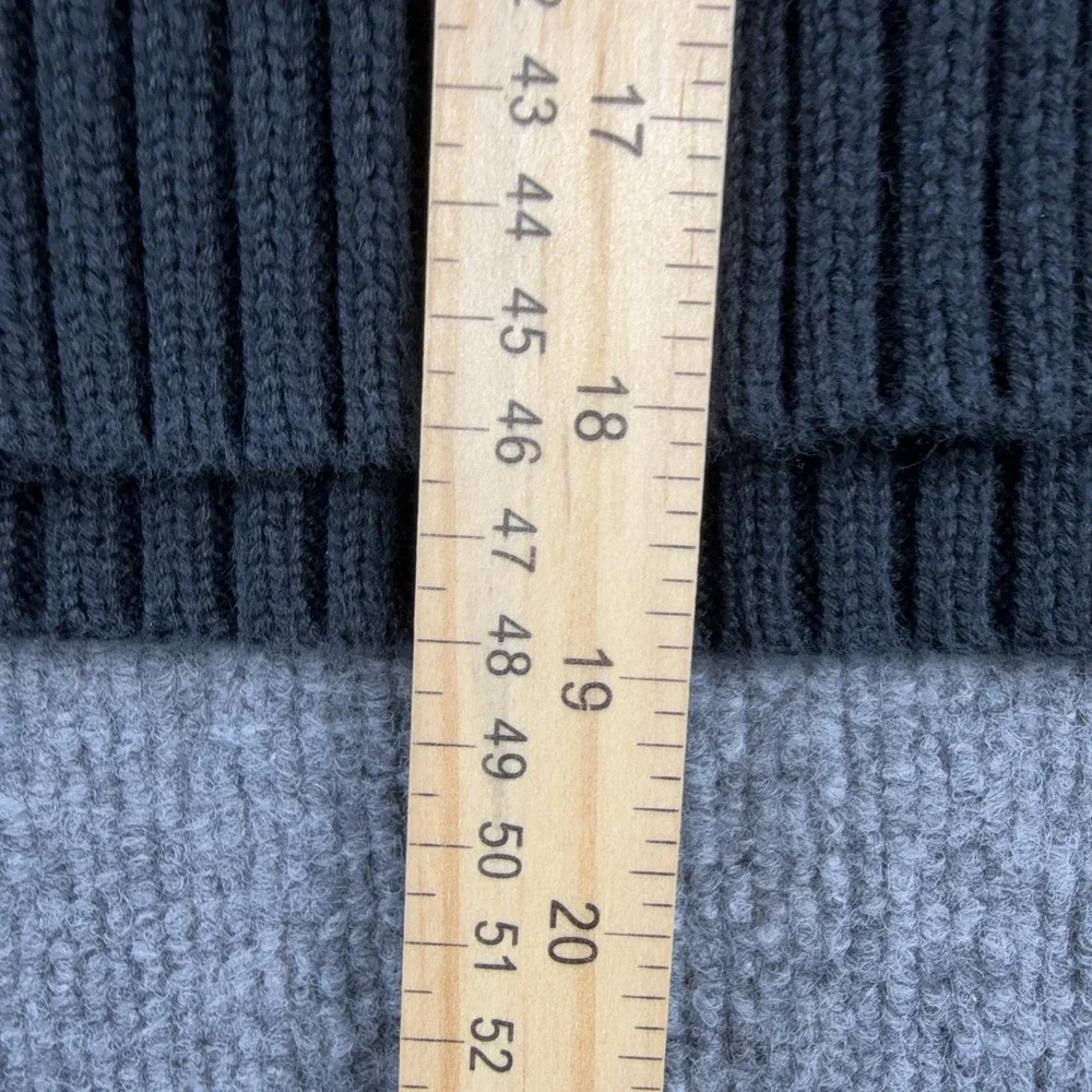Polo By Ralph Lauren Sweater Boys Small Black 1/4 Zip Mock Neck Big Pony